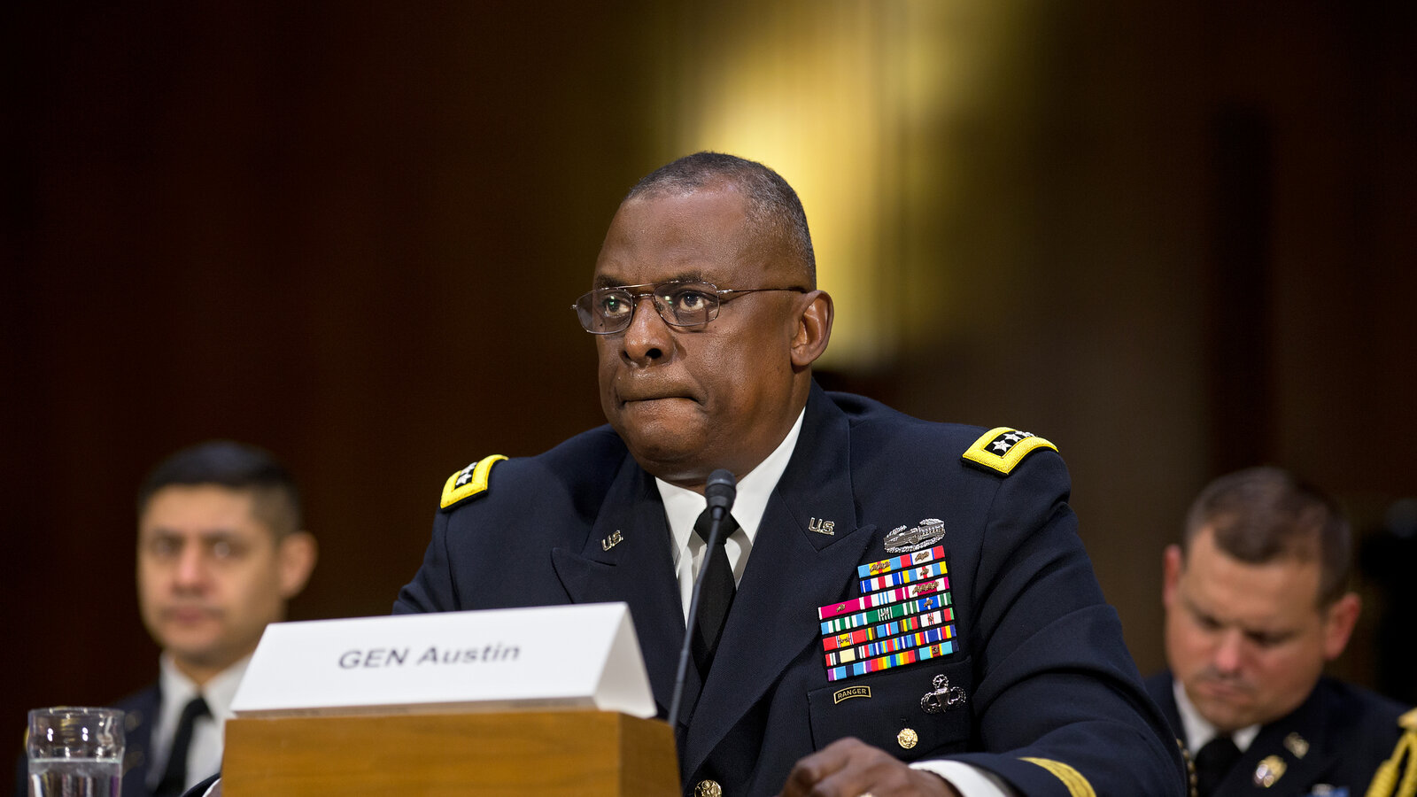 US defence chief criticises coup leaders during Africa trip