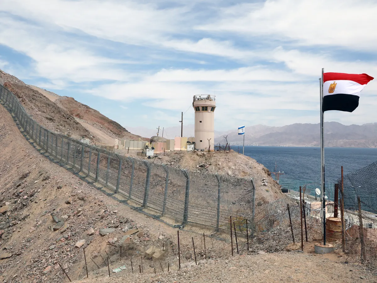 Unidentified drone hits Egyptian town of Taba near Israeli border injuring 6