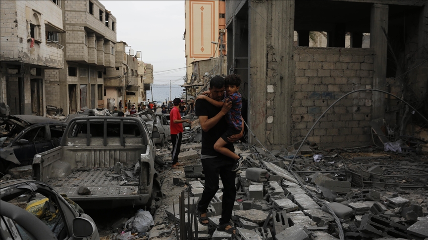 Israeli army strikes on Gaza kills at least 560 Palestinians