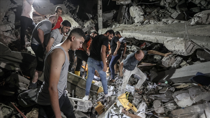 Israeli strike hits Gaza Greek Orthodox church  housing displaced people