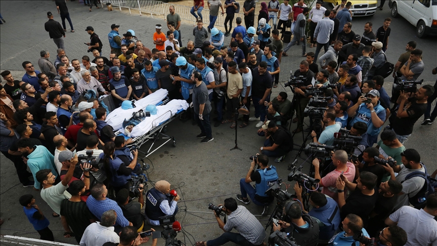 Palestinian press office says at least 8 journalists killed in Israeli attacks