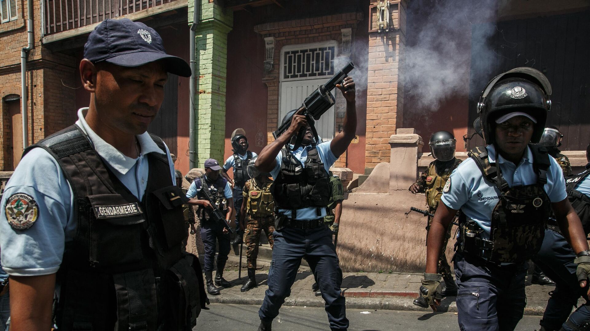 Madagascar police employ tear gas to disperse opposition rally