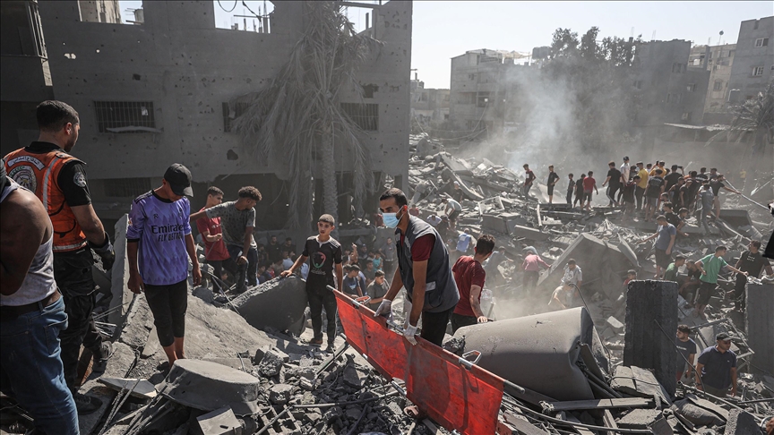 Palestinian death toll due to Israeli strikes on Gaza rises to 10,328