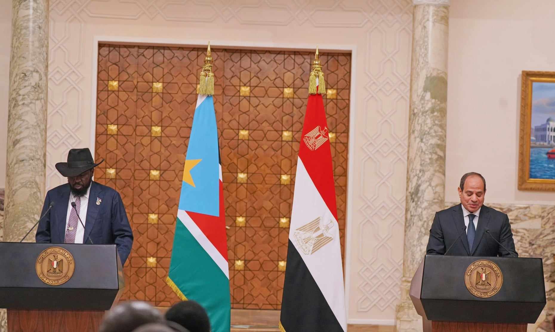Egyptian, South Sudanese presidents intensify efforts to end Sudanese conflict