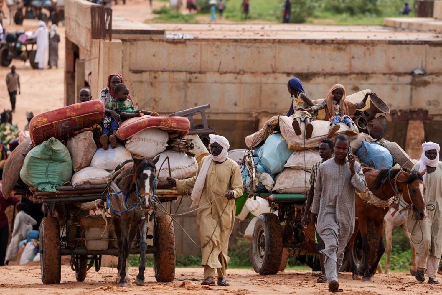 Families displaced anew as Sudanese conflict spreads