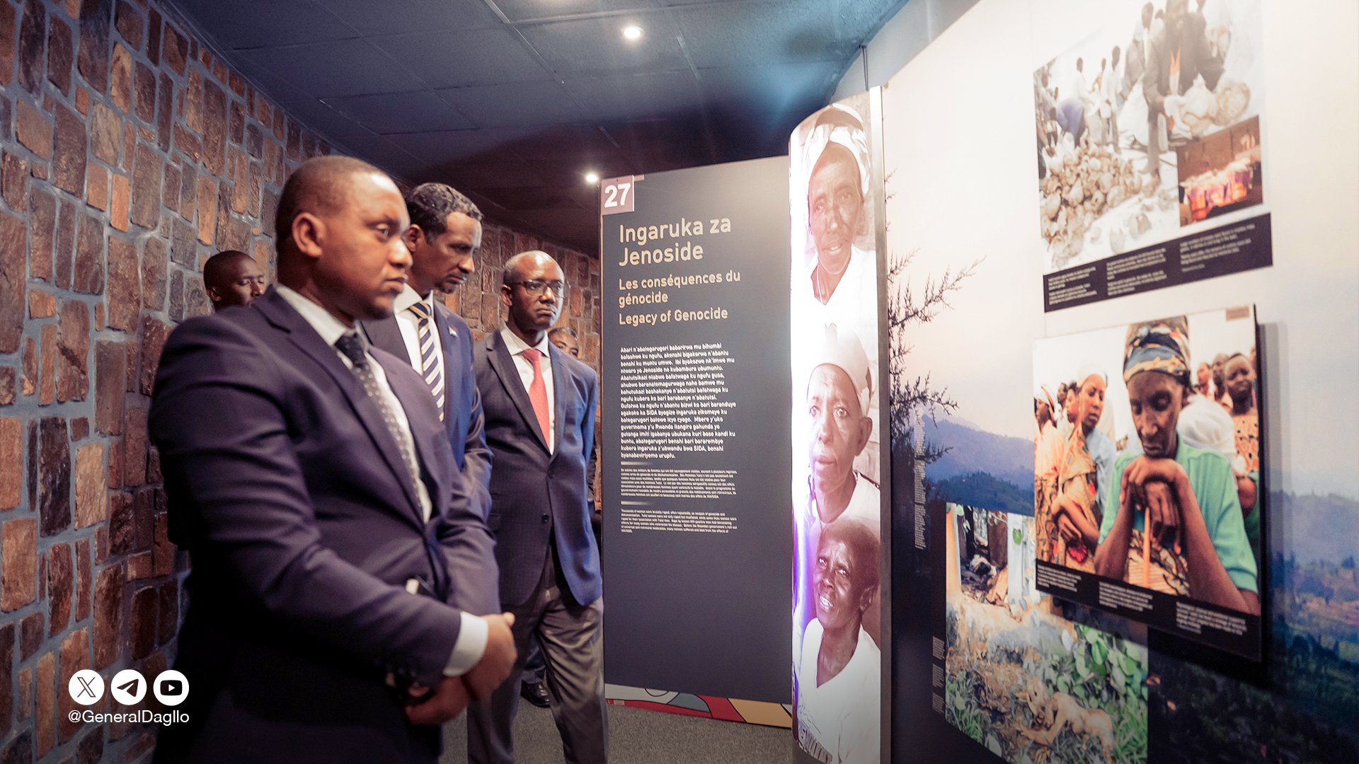 Sudan’s Dagalo pays respects at Kigali Genocide Memorial in Rwanda