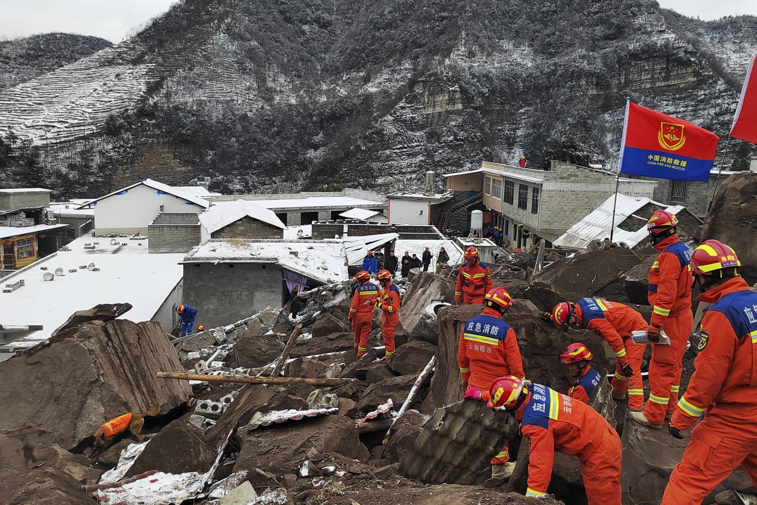 Race against time in China as landslide survivors await to be rescued