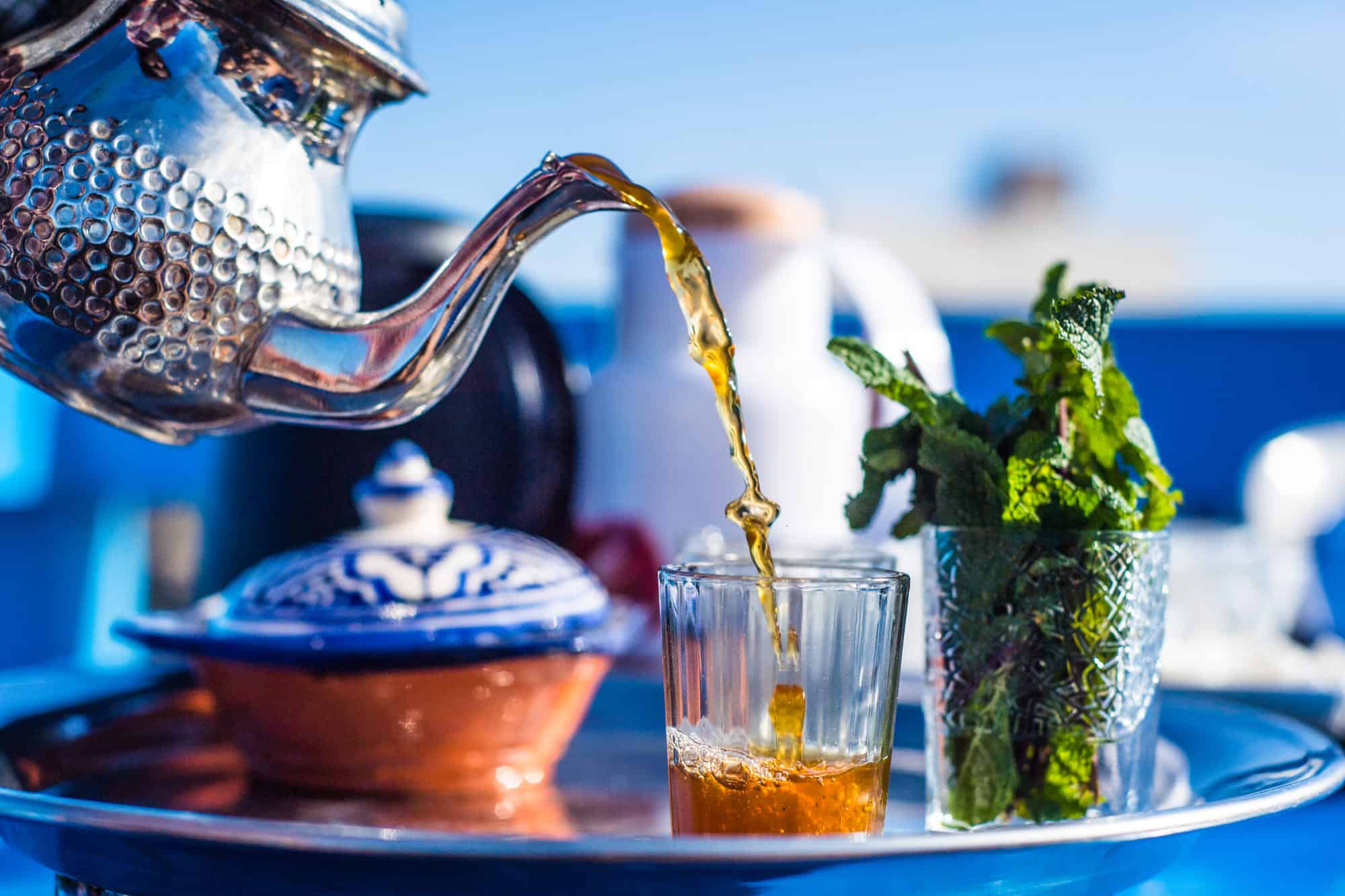 The symbolic artistry of Moroccan mint tea