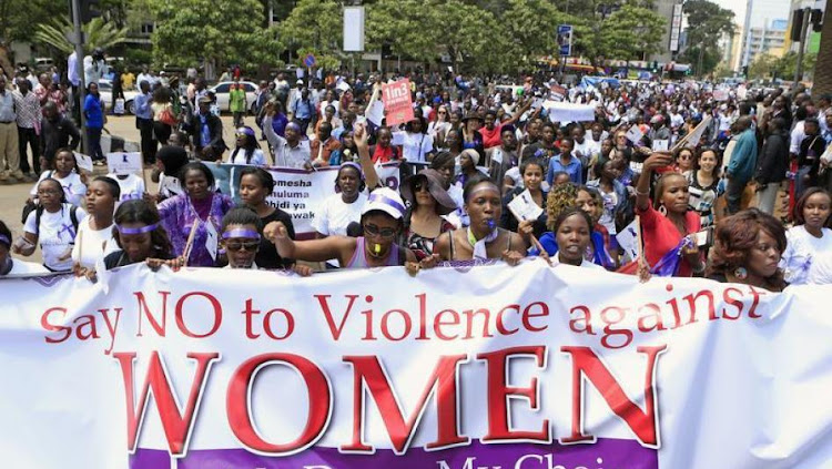Central Kenyan women protest soaring femicide rates