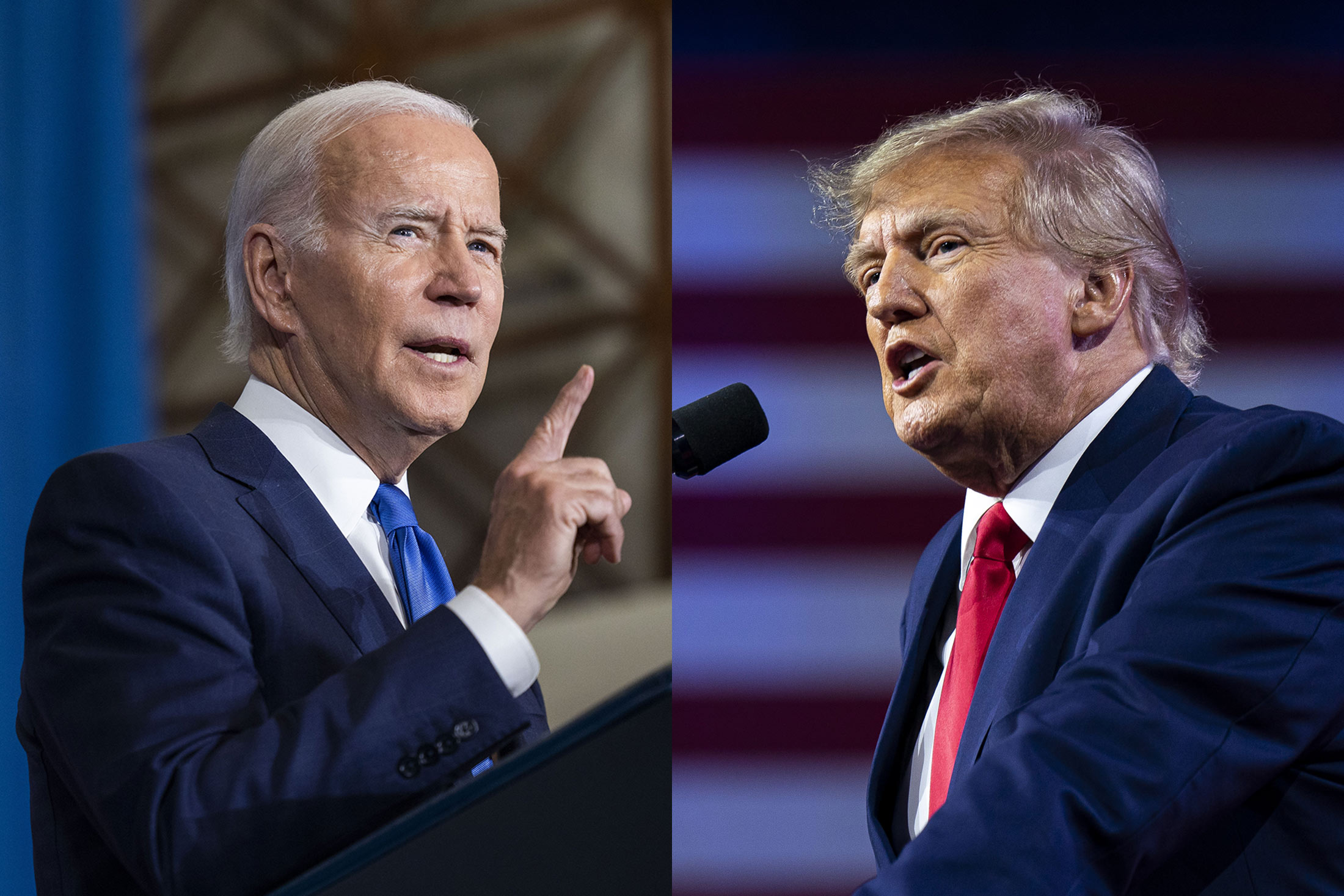 Poll indicates Trump leading over Biden in 2024 US presidential election