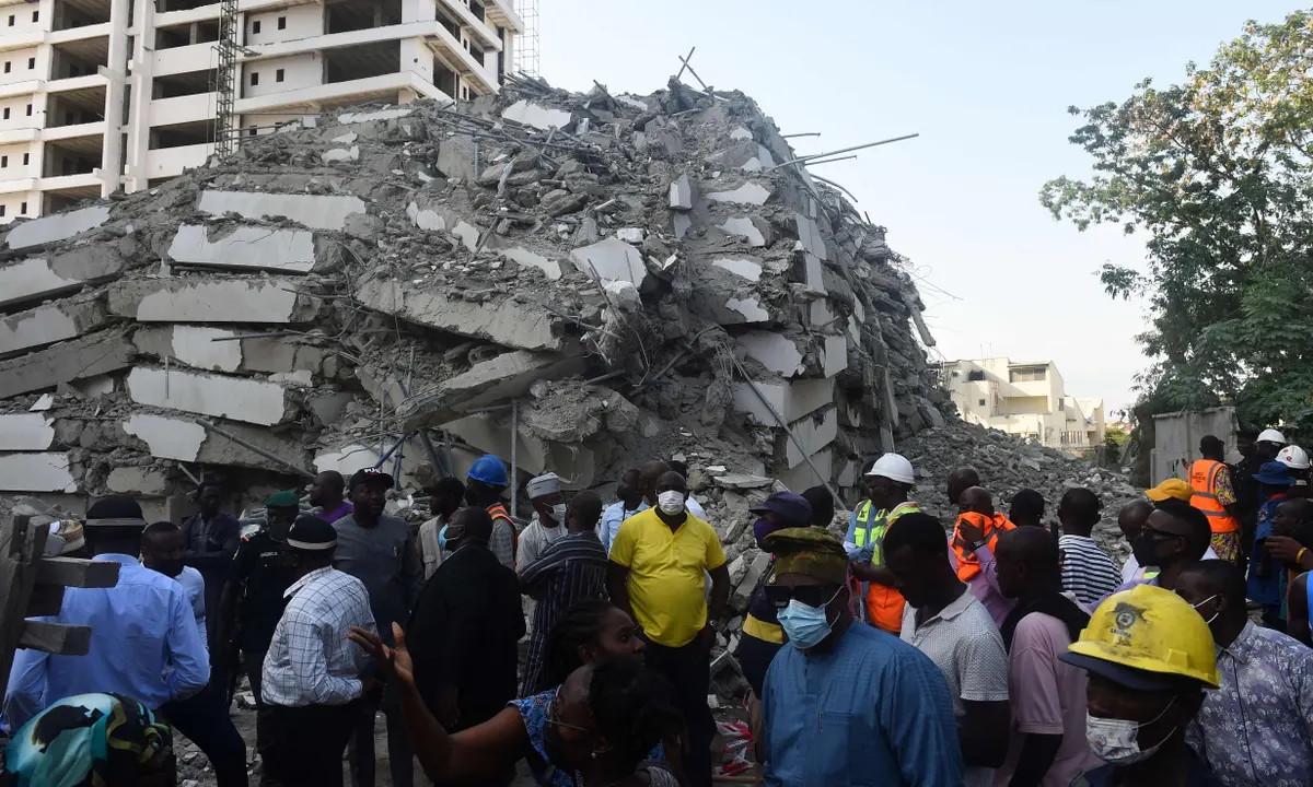Fatal building collapse in Nigeria kills 6, more feared trapped