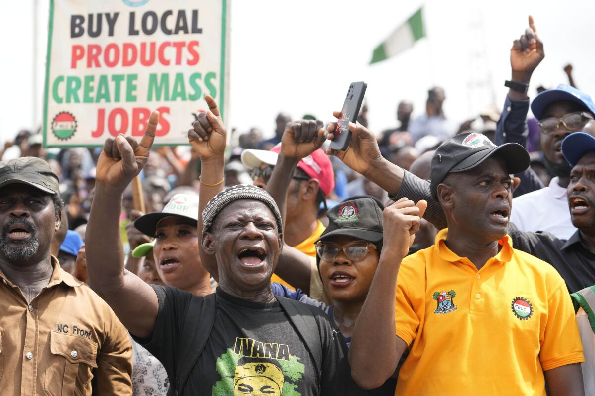 Workers walk off in Nigeria as economic pain worsens