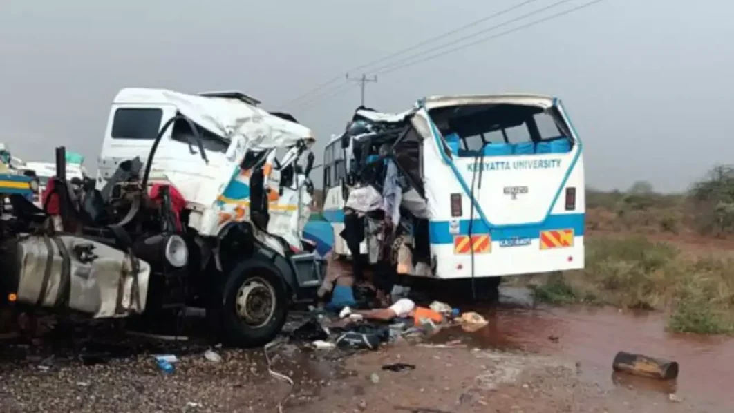 Bus crash claims 11 lives of Kenyan university students