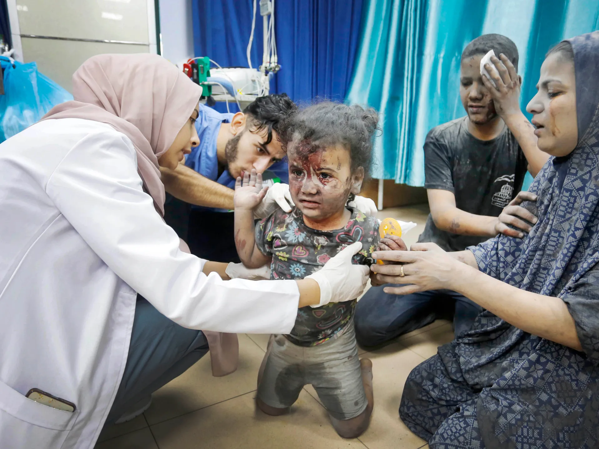 Children starving in Northern Gaza hospitals, says WHO