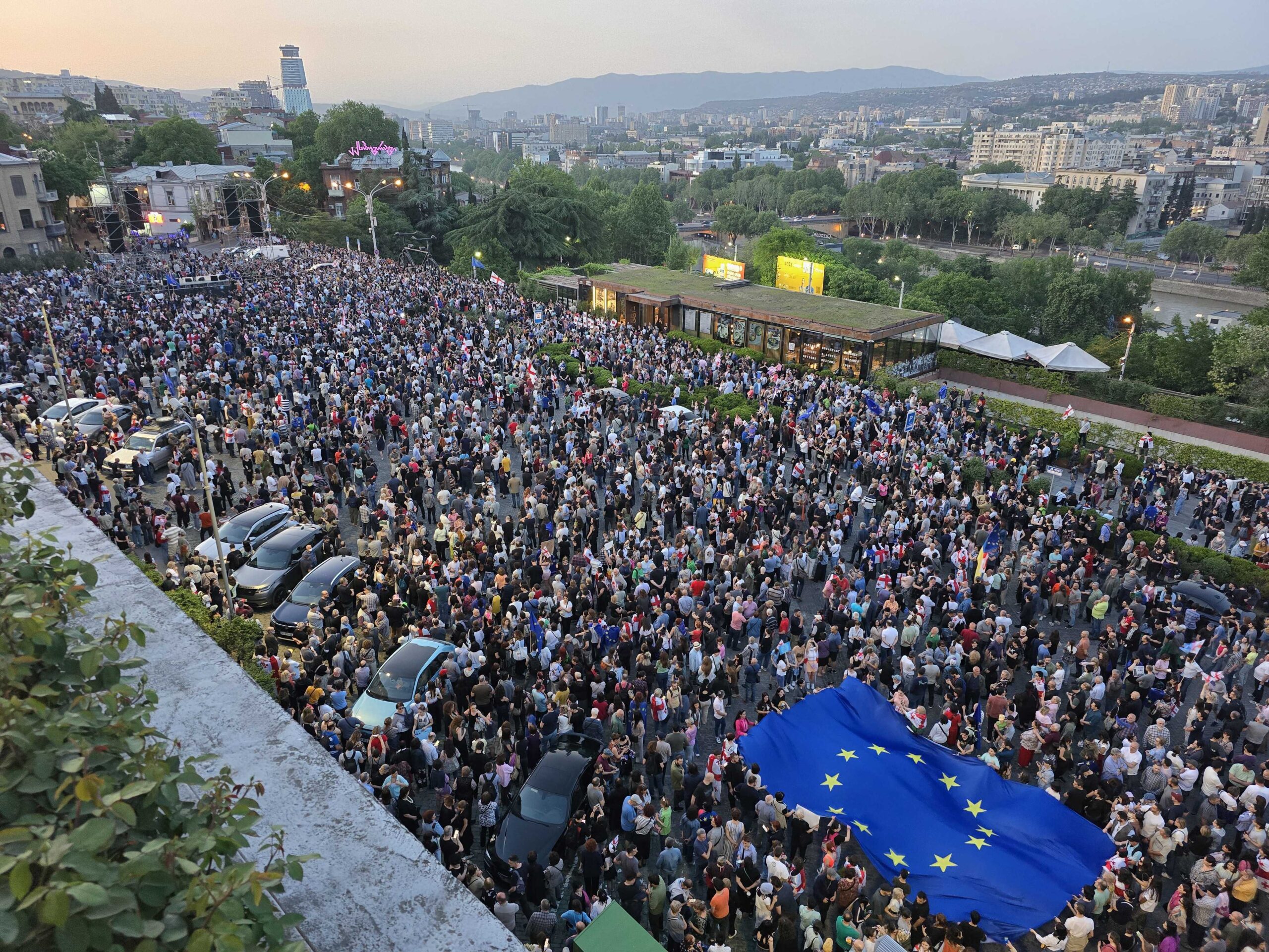 Protests erupt in Georgia over controversial ‘Russian bill’