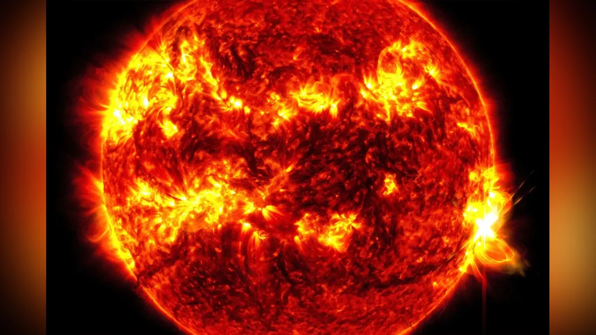 Sun emits strongest flare in nearly a decade