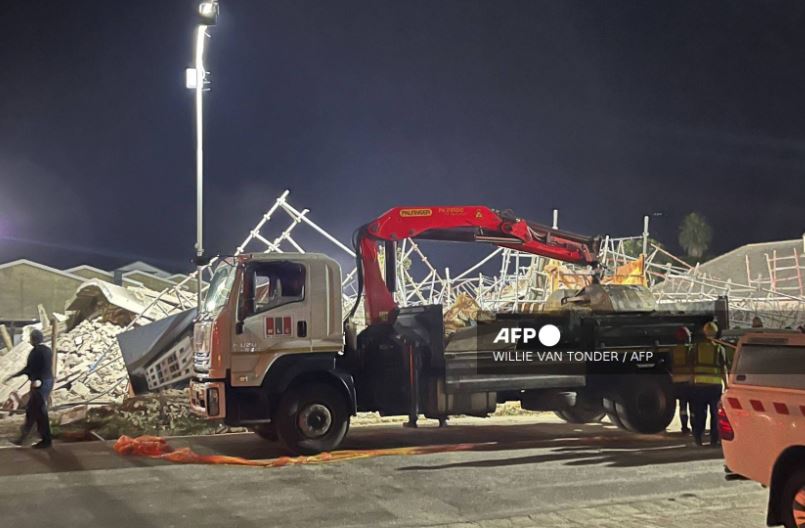 South Africa building collapse claims four lives, traps dozens
