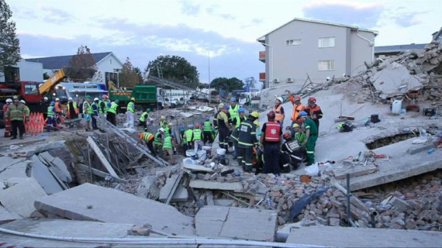 Hope dwindles for 44 trapped in South Africa building collapse