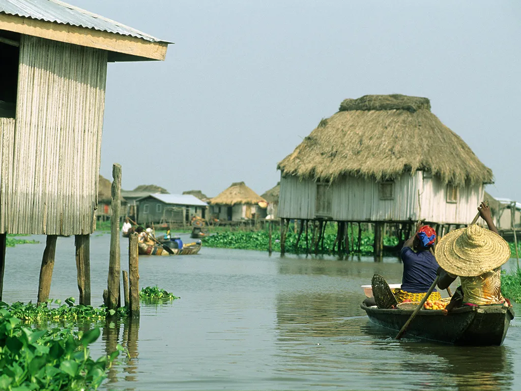 African floating villages navigate unique way of life