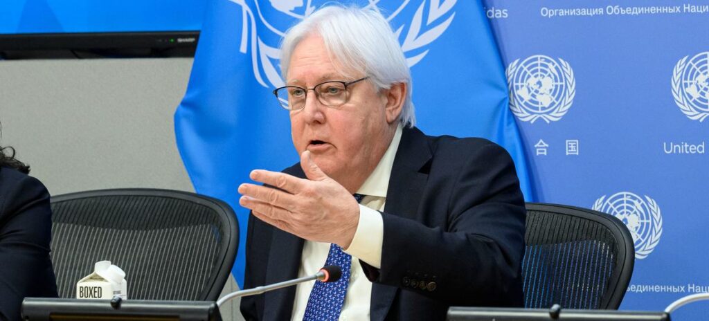 UN relief chief says Sudan is at tipping point
