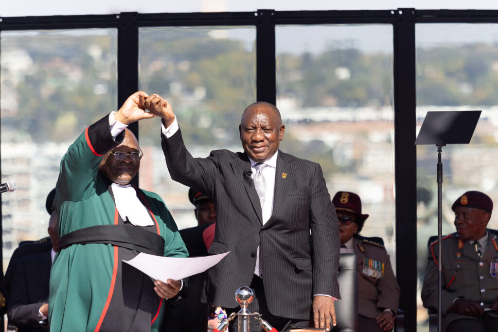 Ramaphosa begins new term leading multi-party government