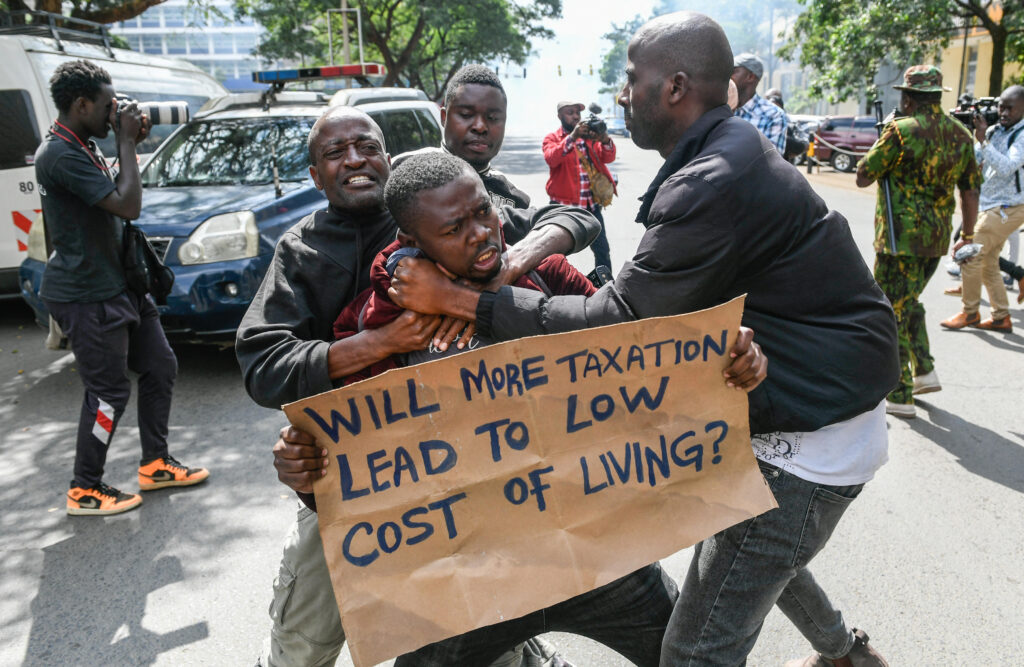 Kenya police arrest demonstrators protesting tax hikes