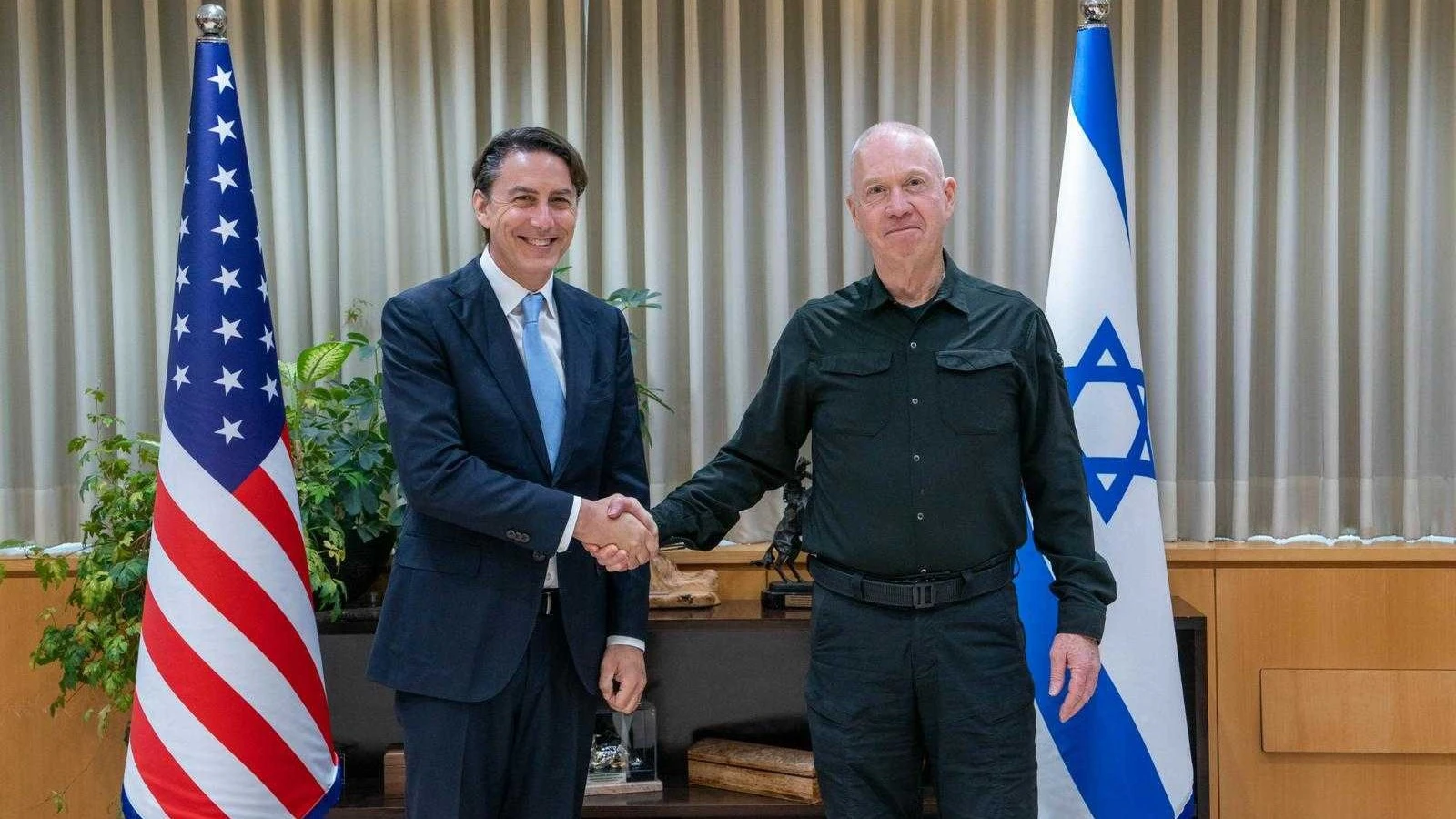Israel’s defense minister talks Gaza war phase 3 with US envoy