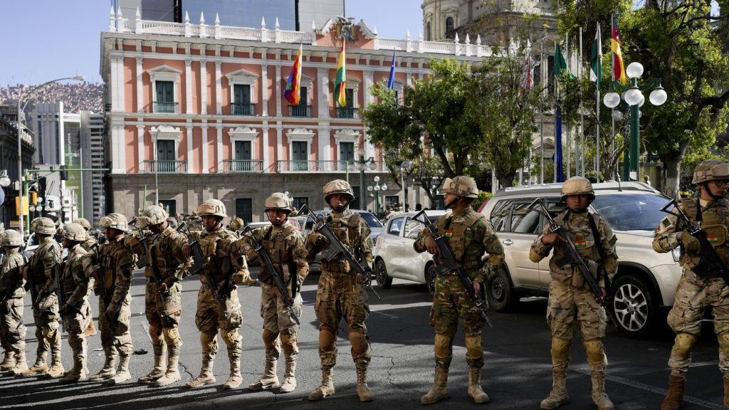 Bolivian soldiers storm presidential palace, raising coup fears