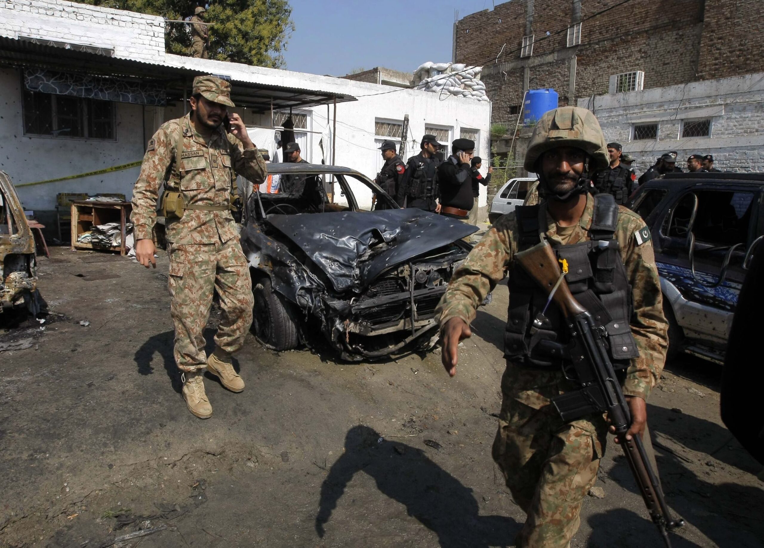 Bomb kills 7 soldiers in Pakistan, raising security concerns