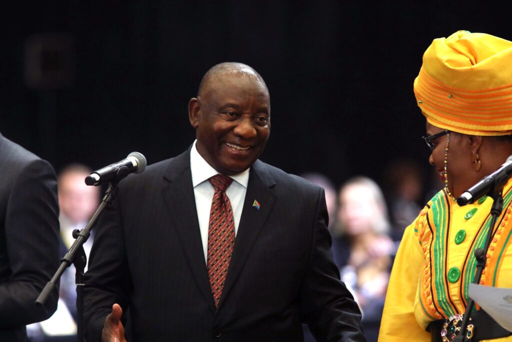 South Africa’s Ramaphosa signs law to limit emissions