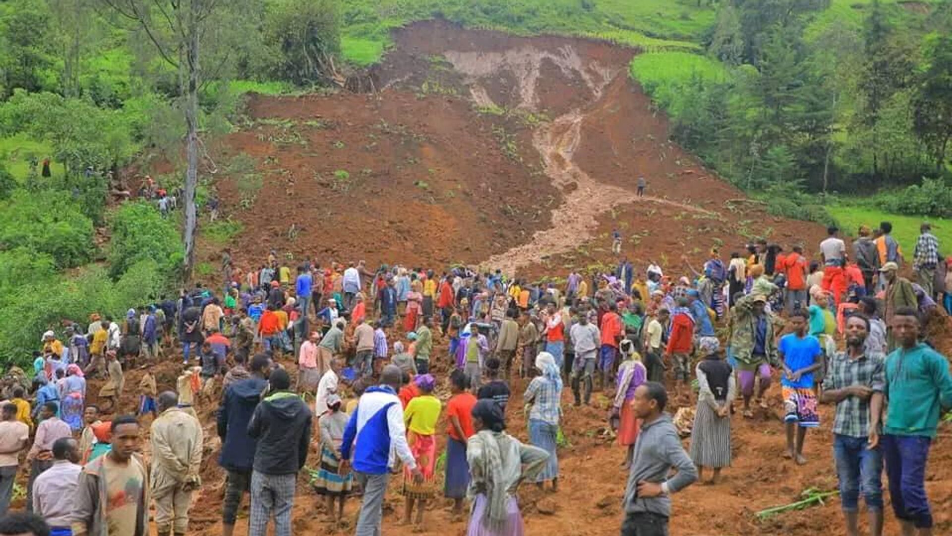 Ethiopian PM visits village devastated by deadly landslide