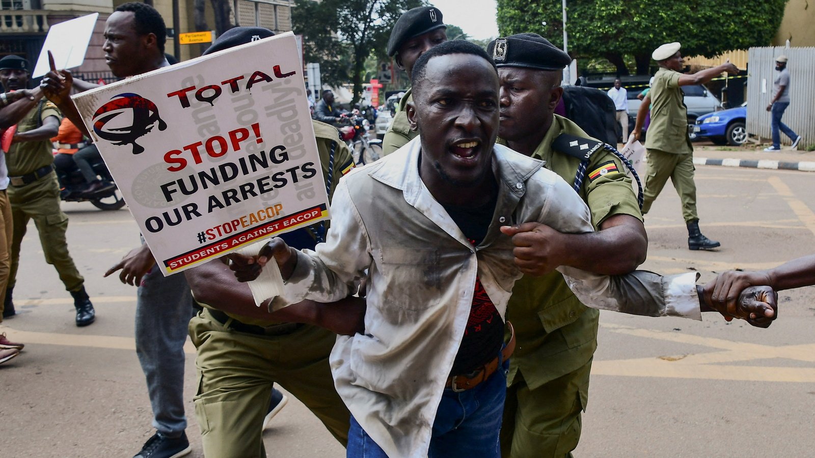 Uganda police arrest over 100 anti-corruption protesters