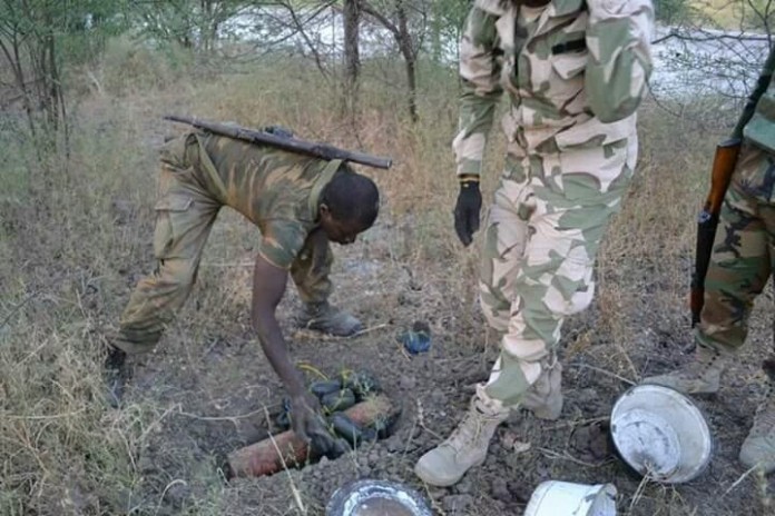 Landmine kills at least seven Nigerian soldiers
