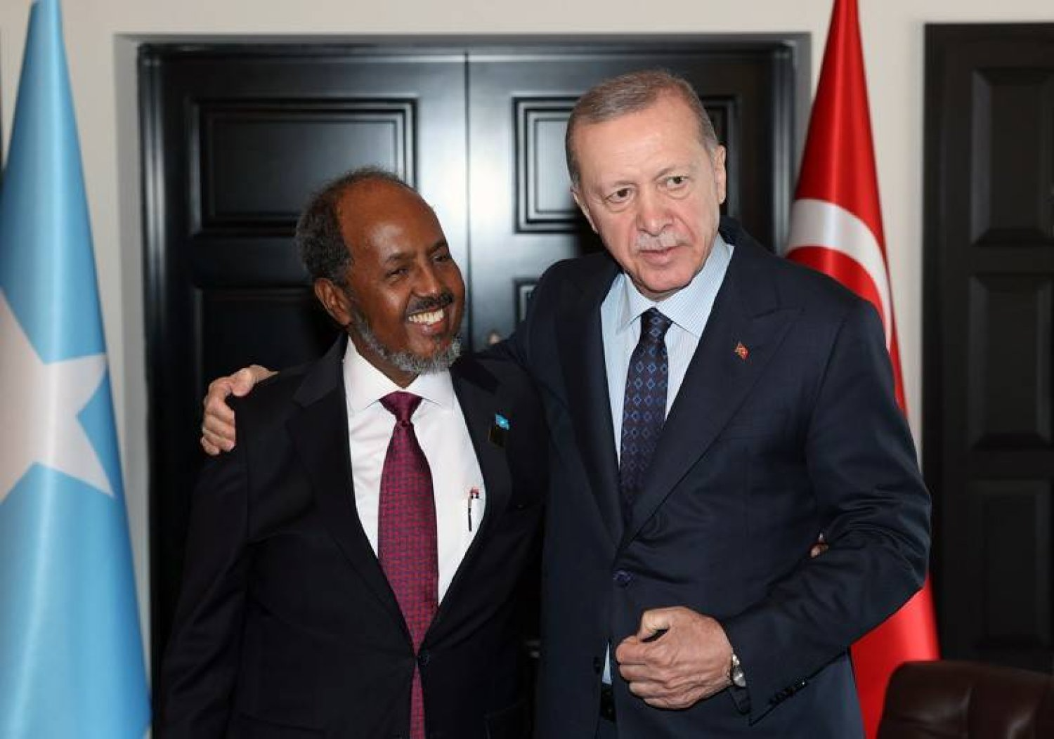 Turkey’s Erdogan, Somalia’s Mohamud discuss bilateral ties