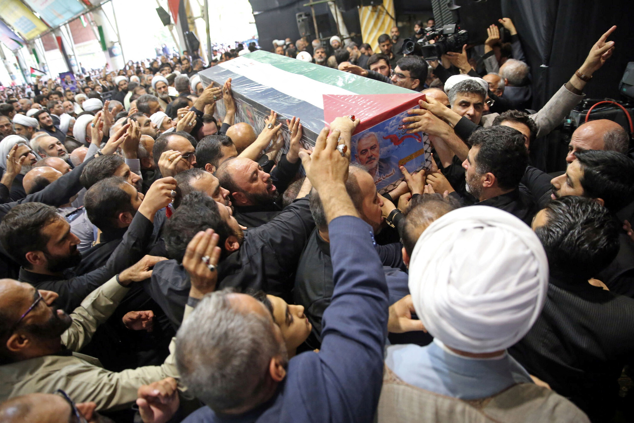 Slain Hamas leader Haniyeh’s funeral held in Qatar