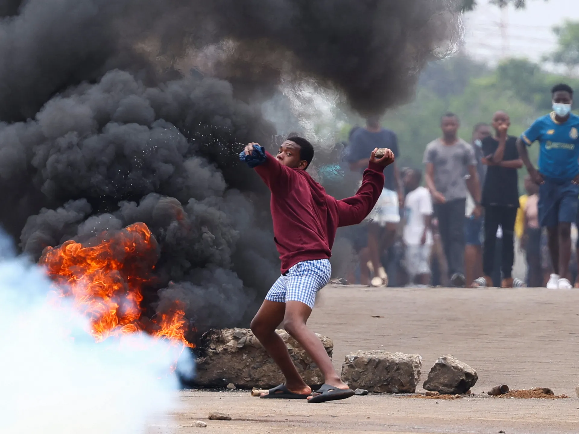 At least 10 dead in Mozambique protests following election results