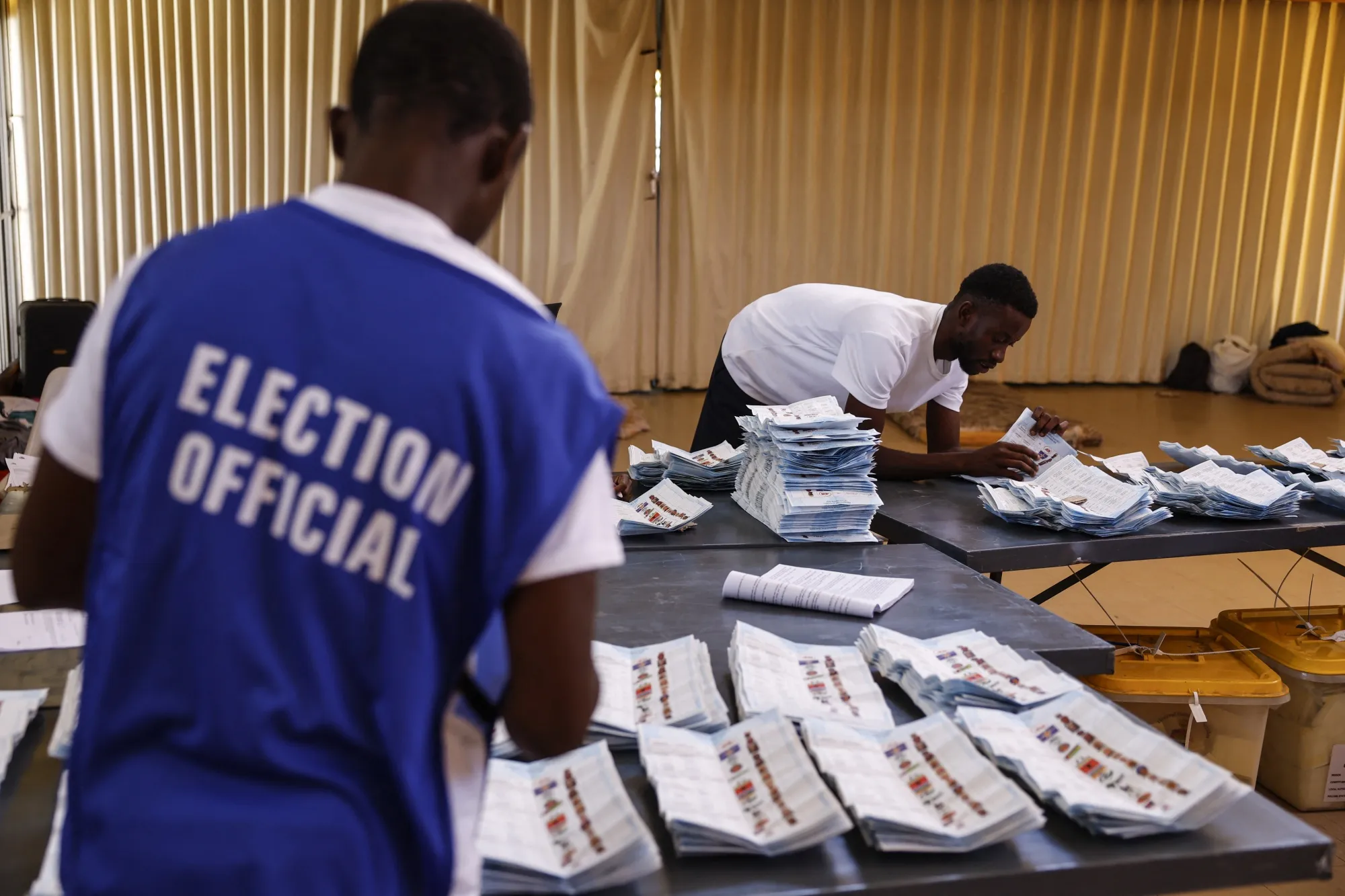 Namibia votes on despite tech issues, long delays