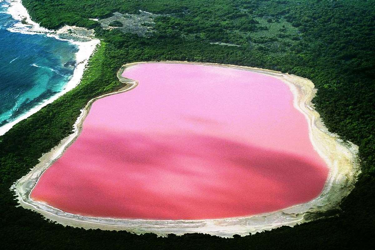 Lake Retba’s stunning pink waters draw tourists