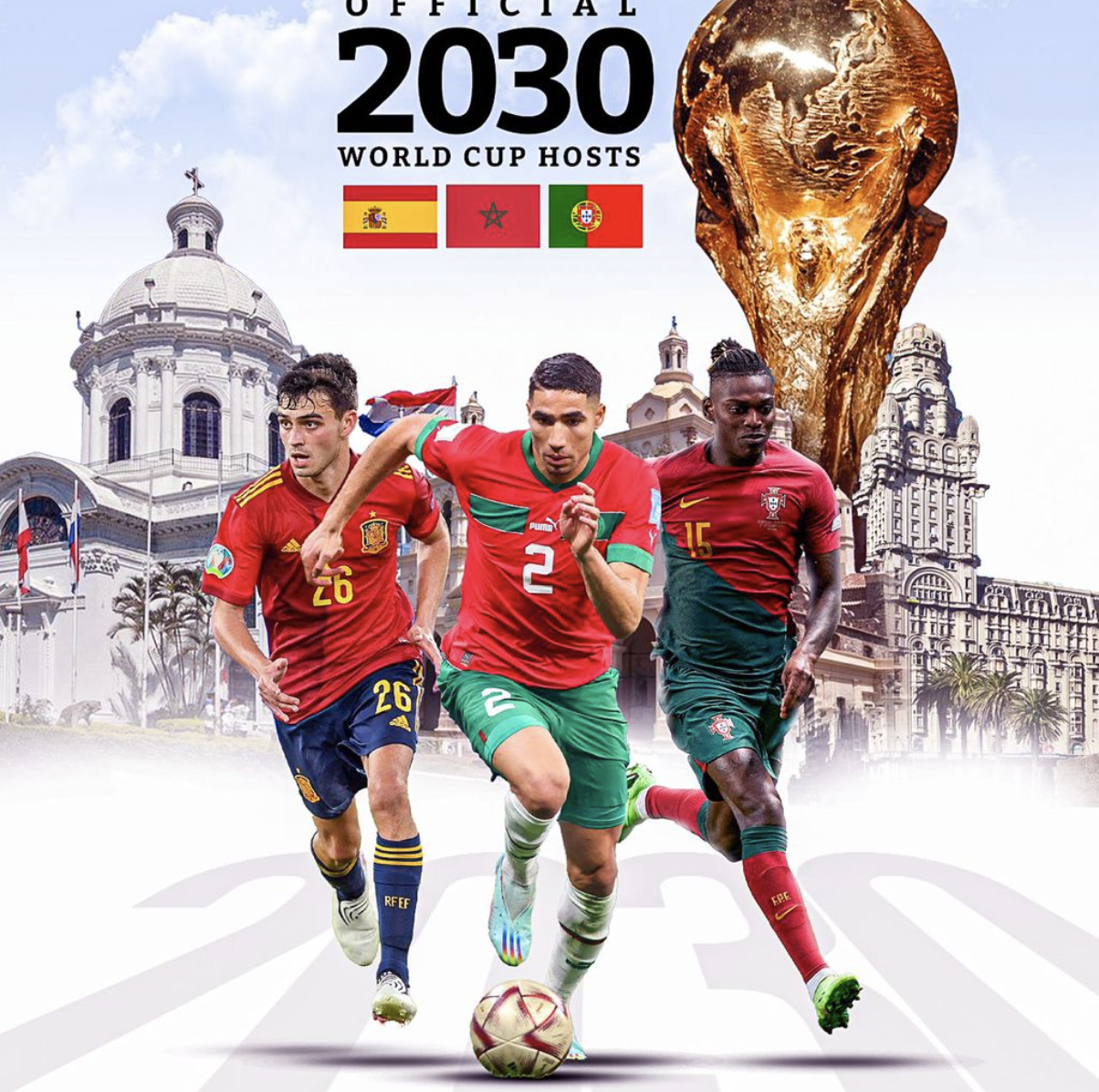 FIFA awards 2030 World Cup to Morocco, Spain, and Portugal