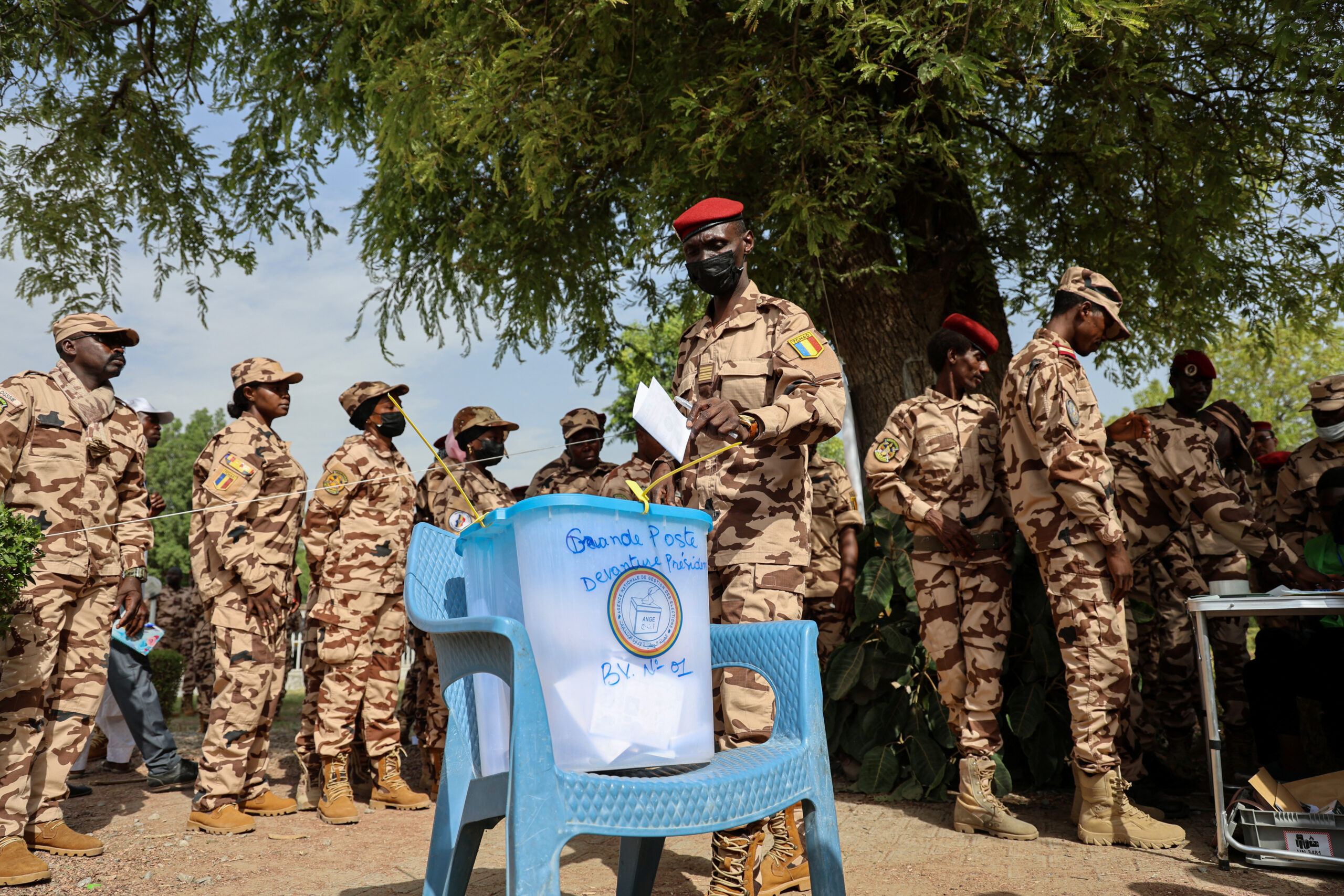 Chadians vote to conclude three-year military transition