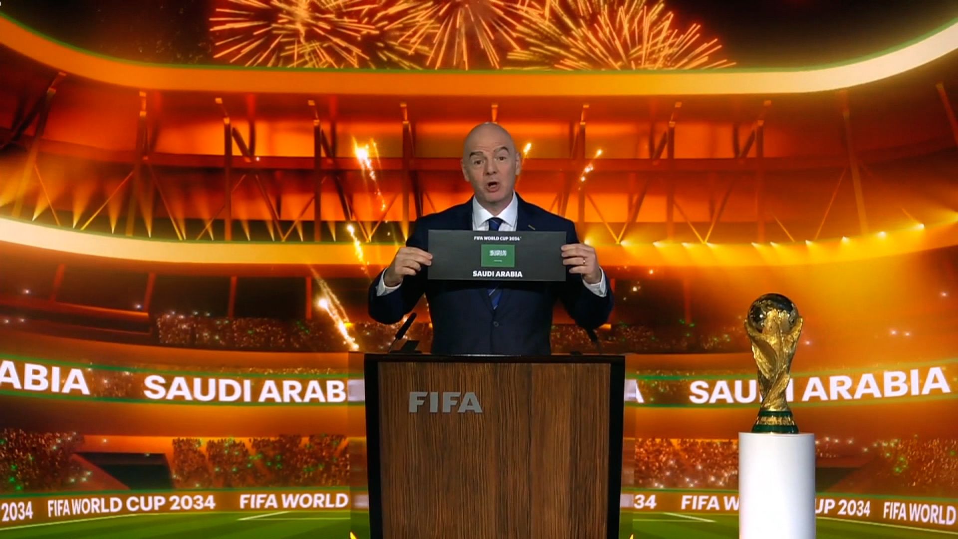 Saudis celebrate World Cup win