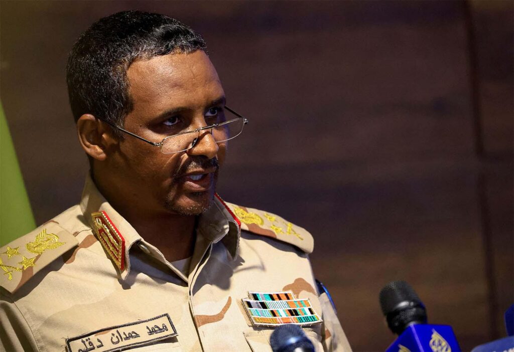 Tasis works for new Sudan army free from divisions: Dagalo