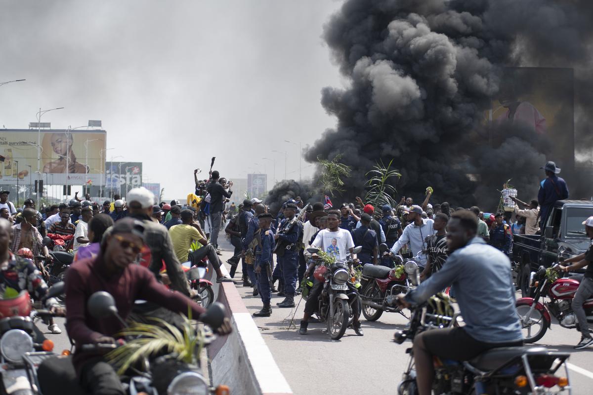 Fighting in Goma between Congo forces, M23 rebels