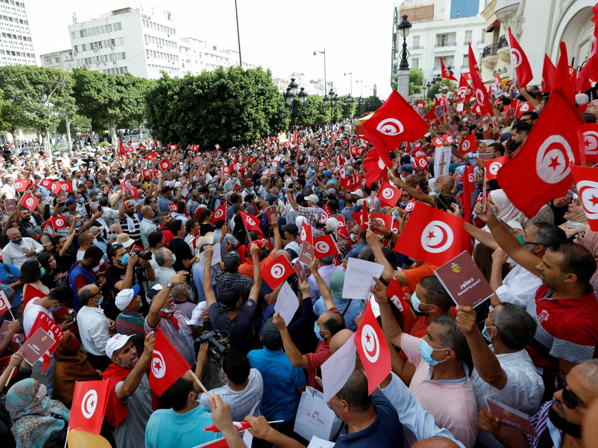 Tunisia protests after 3 students die in wall collapse