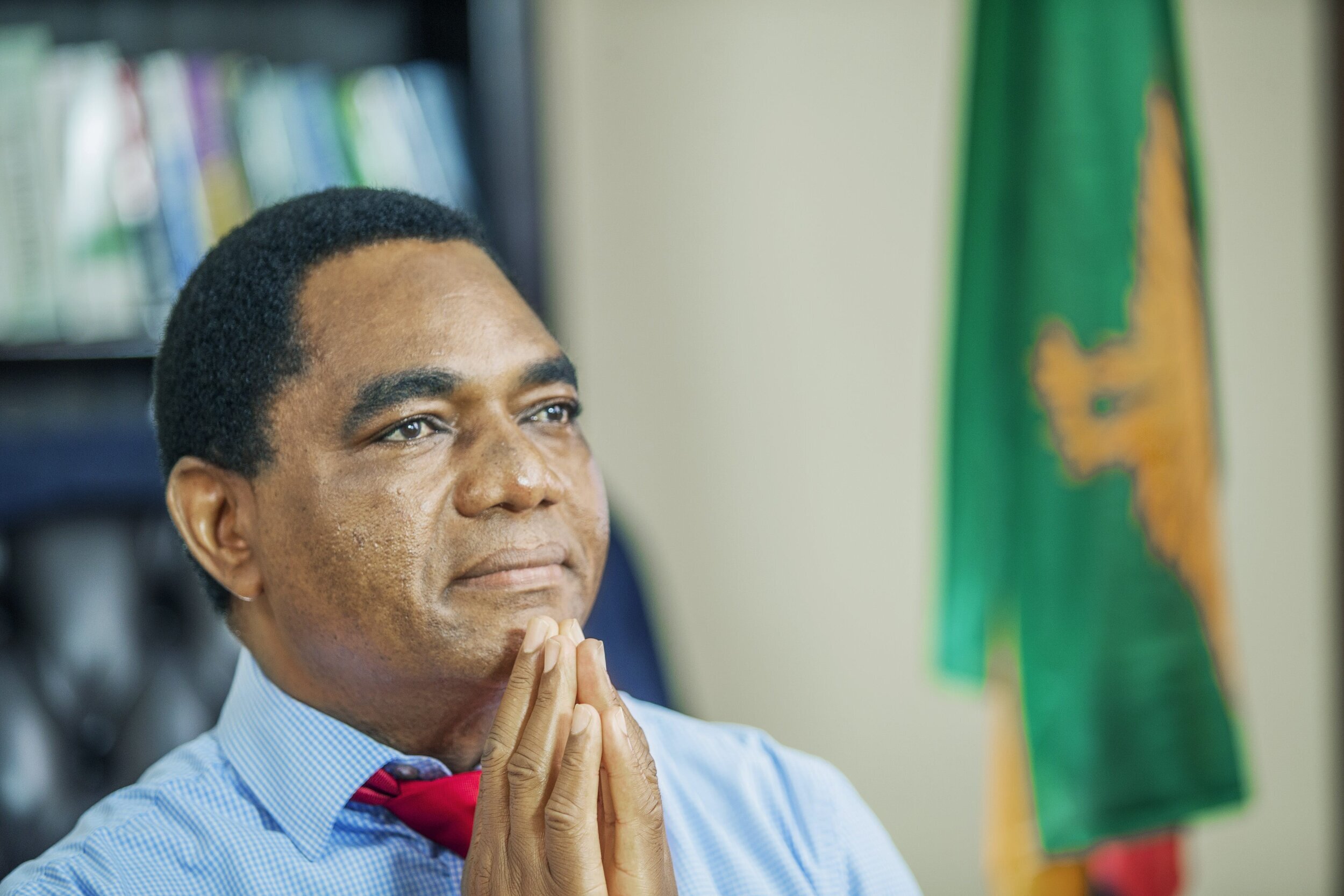 Zambia’s leader calls for peace and united Africa