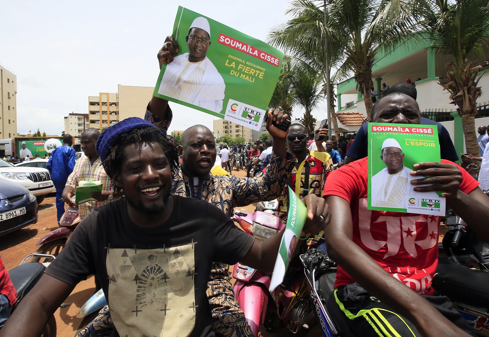 Mali suspends political party activities to preserve public order