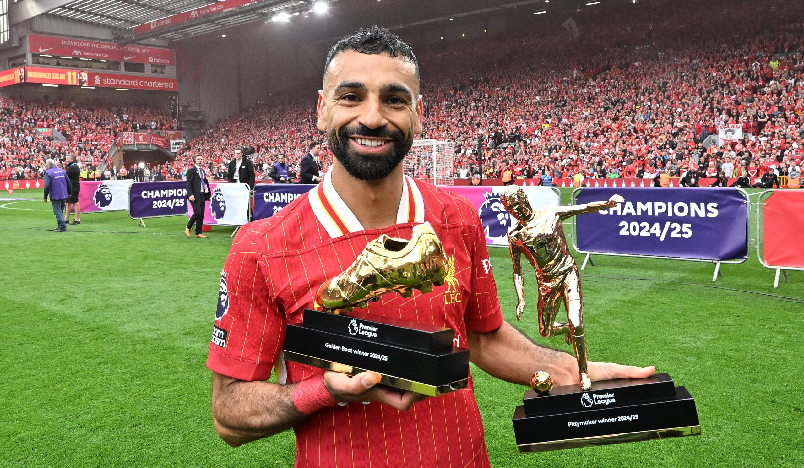 Mohamed Salah secures Golden Boot and equals goal record