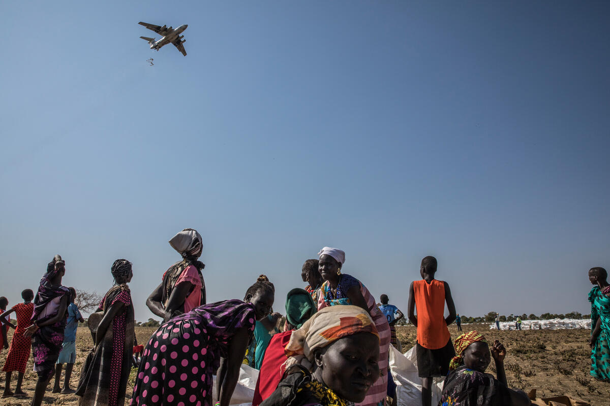WFP flies food to remote South Sudan communities