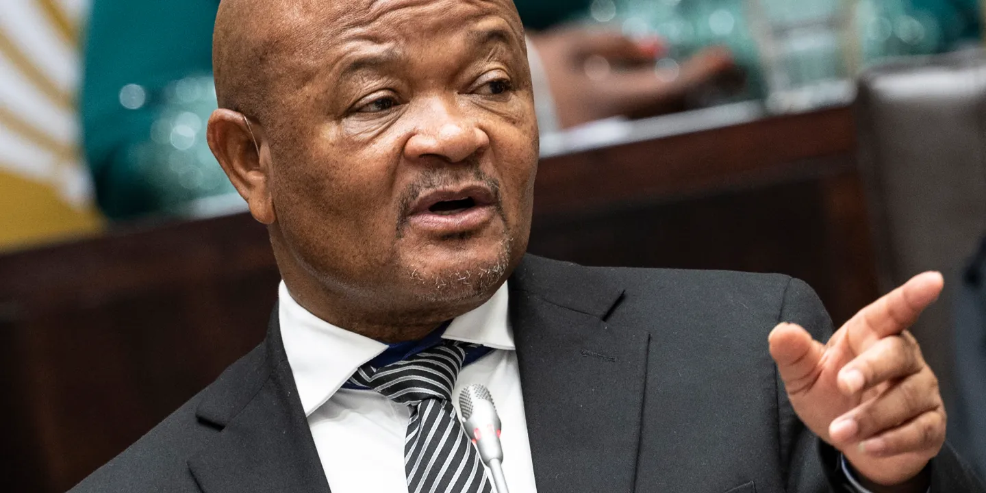 South Africa’s police minister rejects gang-link claims