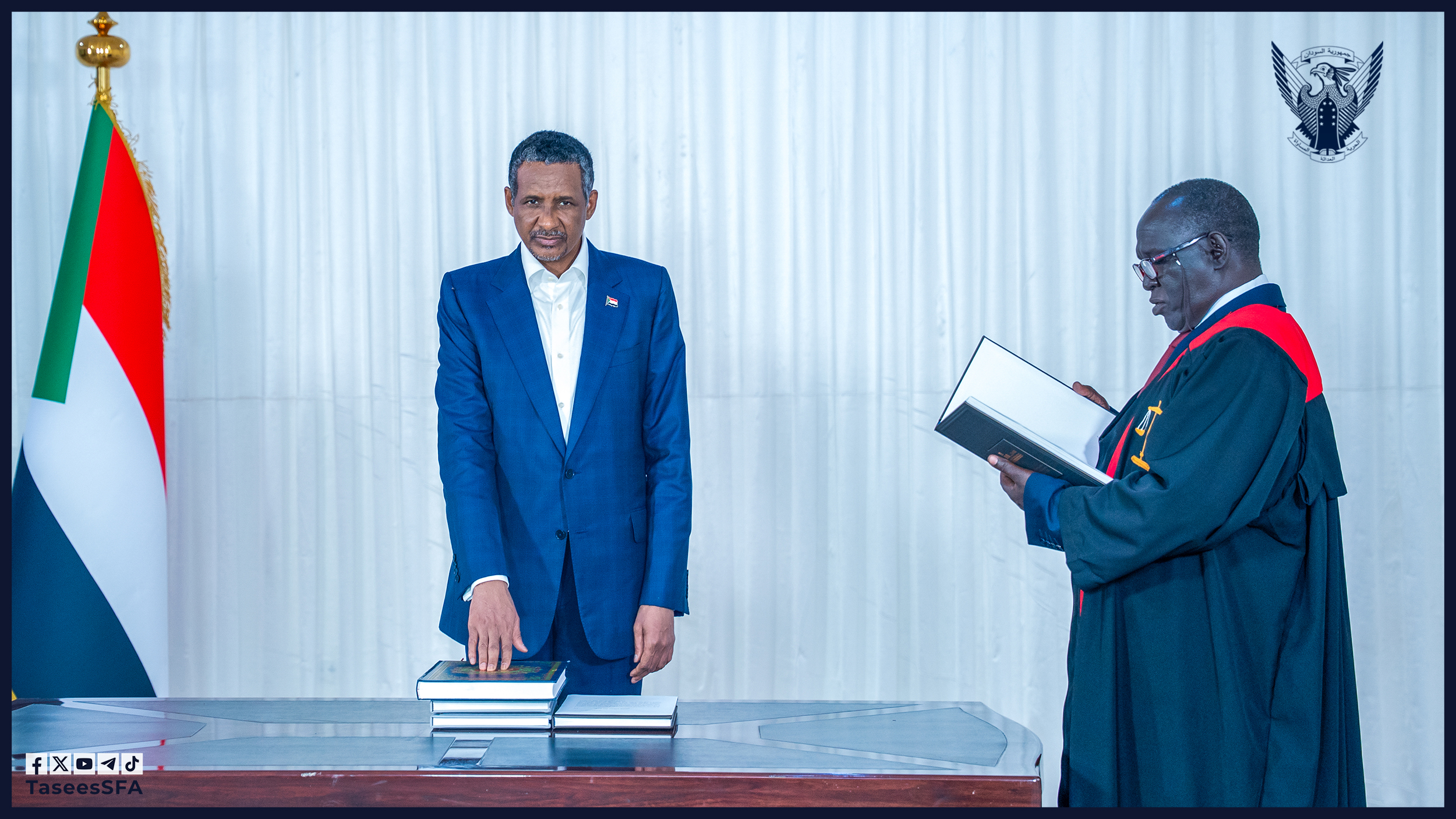 TASIS leaders sworn in at Nyala as civilian government launches